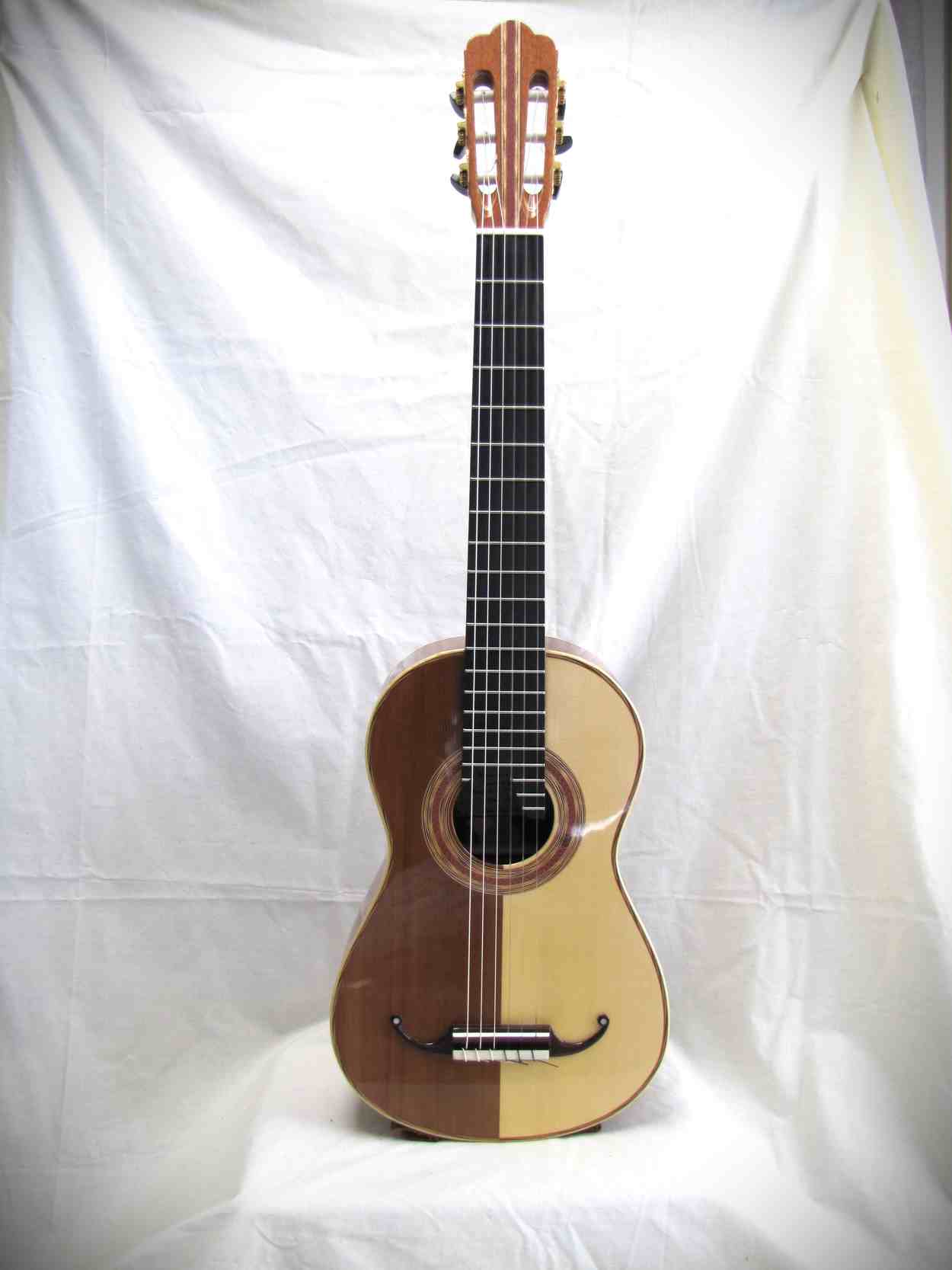 A classical guitar Torres small scale style build with cedar and Spruce and Brazilian Lacewood back and sides
